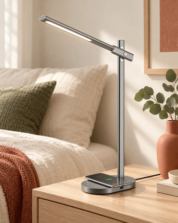 Learning rechargeable desk lamp desktop learning wireless charging desk lamp