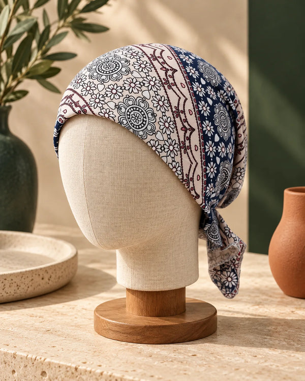Women's Hat Short Cap Headscarf