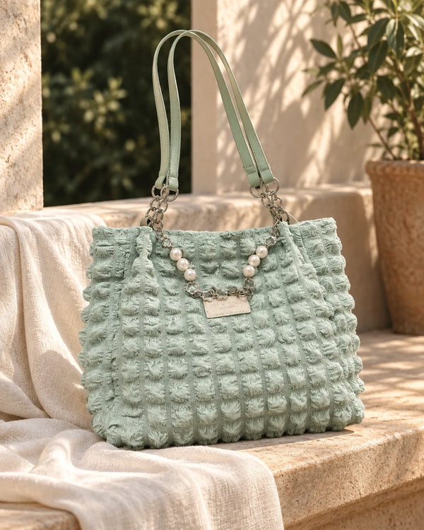 Bubble Textured Tote Bag