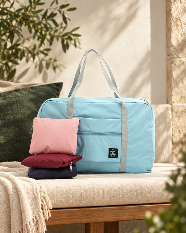 Waterproof Nylon Travel Bags Women Men Large Capacity Folding Duffle Bag