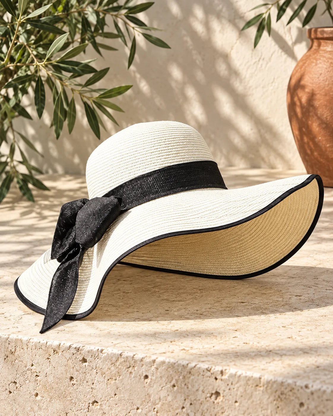Cedar & Kite studio image - Women's Foldable Wide-Brim Sun Hat