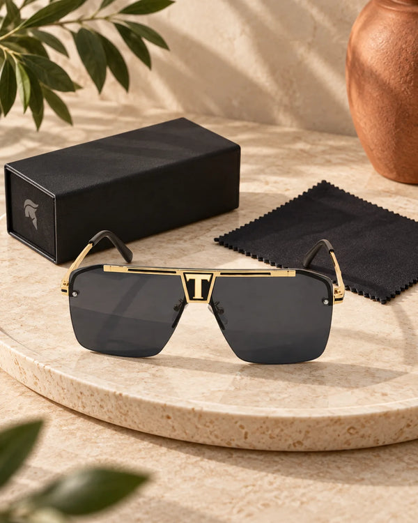 Sunglasses with Case and Cloth