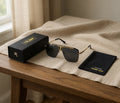 Sunglasses with Case and Cloth