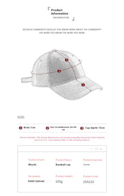 Outdoor All-matching Breathable European And American Student Baseball Cap