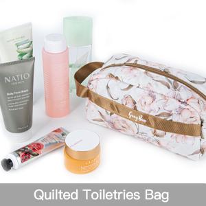 Women's Travel Bag With Toiletry Pouch  Carry-on Overnight & Weekend Bag For Travel, Yoga, And Gym  White Floral Design