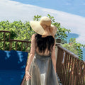 Women's Foldable Wide-Brim Sun Hat