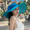 Women's Foldable Wide-Brim Sun Hat