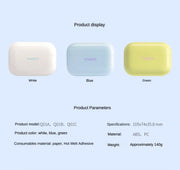Portable Pet Hair Remover With Lid Reusable, Palm-Sized Lint Roller Pocket-Sized Travel Essential For Removing Cat And Dog Hair