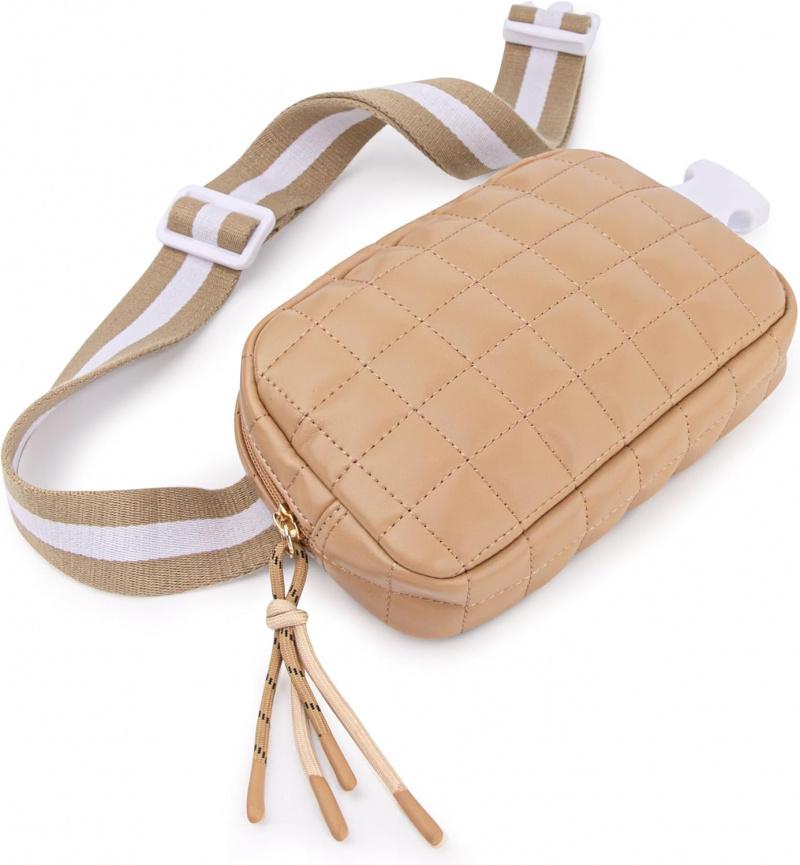 Viva Terry Women's Quilted Waist Pack  Small Puffy Sports Bag Adjustable Strap Ideal For Running, Travel, Hiking, And Fitness